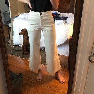 Wide Leg White Pants